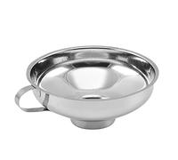 Entonnoir en acier inoxydable à large goulot avec poignée pour bocaux à large ouverture et ouverture normale - Entonnoir à confiture de qualité alimentaire - Entonnoir à grande ouverture pour mise en