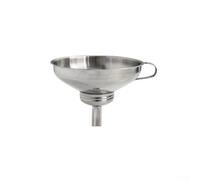 Entonnoir en acier inoxydable avec ouverture extra large conçu pour un transfert efficace d'huile et de vin dans les bouteilles et conteneurs
