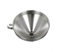 Entonnoir en acier inoxydable avec poignée, outil de remplissage de cuisine à large goulot pour bouteilles, produits secs, huile, vinaigre, accessoire de mise en conserve (XL)