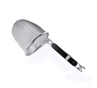 Entonnoir en acier inoxydable pour pâtes et raviolis avec maille fine et poignée ergonomique pour la cuisine