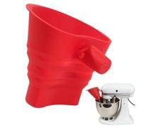 Entonnoir en farine de silicone - Entonnoir de versement pliable de 18 cm, accessoire mélangeur adapté au lave-vaisselle, outil de cuisine flexible | Support de 5 litres pour sucre