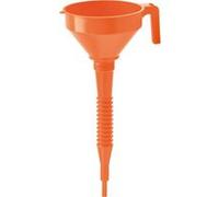 Entonnoir en matière synthétique avec tuyau d'écoulement flexible, Volume : 1,2 l, Ø 160 mm G