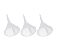 Entonnoir En Plastique 3 Pièces Poudre De De Liquide Transparent Pour Le Remplissage De Bouteilles