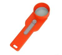 Entonnoir en plastique ABS avec échelle de mesure et forme d'entonnoir pour améliorer la précision et réduire les dégâts lors des activités de cuisine ou de pâtisserie (orange)