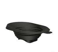 Entonnoir en silicone compatible avec la machine qui bloque les éclaboussures et les fuites lors du mélange à haute vitesse de smoothies et boissons (noir)