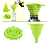 Entonnoir En Silicone Pliable Entonnoir Thicken Gel Set Pliable Trémie Pour Liquides En Poudre