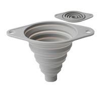 Entonnoir en silicone pliable - Gadget de remplissage de cuisson | Bouche large pliable flexible avec caractéristique d'économie d'espace, aide à la cuisine durable pour la poudre d'huile en conserve
