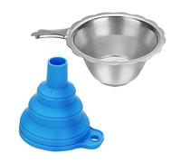 Entonnoir en silicone pour filtre en résine UV, pièces d'imprimante 3D Anycubic ELEGOO--Bleu