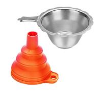 Entonnoir en silicone pour filtre en résine UV, pièces d'imprimante 3D Anycubic ELEGOO--Orange