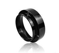 Entonnoir magnétique en aluminium avec 8 aimants sécurisés, convient pour porte-filtre de 51/53/58 mm pour la maison ou le bureau (E)