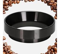 Entonnoir magnétique en aluminium pour expresso - Filtre à café - Qualité alimentaire et résistant à la chaleur - Compatible avec porte-filtre de 51/53/58 mm pour cuisine ou café (D)