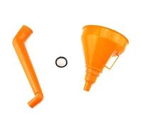 Entonnoir mains libres avec filtre pour un égouttage facile et entonnoir à double courbure en plastique à large ouverture 3 types pour divers récipients de grand diamètre
