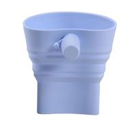 Entonnoir mélangeur pliable en silicone, aide au de poudre, système de chargement d'ingrédients propre, module de canal de recharge de cuisson avec capacité étendue pour matières de cuisson