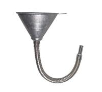 Entonnoir métal, avec flexible métallique, diamètre 14,5 mm - AUTOBEST