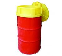 Entonnoir PE avec couvercle pour fût de 200 litres - CEMO - 90763