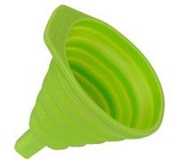 Fackelmann Entonnoir pliable en silicone 42730 – Télescopique Ø 8,5 cm – Vert