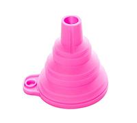 Entonnoir pliable Senrise en gel de silicone, approuvé par la FDA, pour transfert de liquide et de poudre (1 pièce, rose)