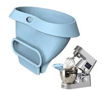 Entonnoir pour Batteur sur Socle - Accessoire en Silicone Anti-éclaboussures - Entonnoir de Cuisine | pour Batteur sur Socle à Tête Inclinable 4,5 et 5 Litres, Version Courante pour Verser Sucre Glace