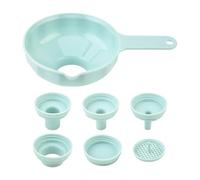 Entonnoir pour conserves, filtre multifonctionnel avec passoire et grande largeur, entonnoir pour bouteilles d'eau, pour aliments, cuisine, grains, farine, versement, sacs de vin, maison