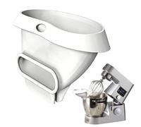 Entonnoir pour Mixer | Accessoire Silicone Anti-Éclaboussures | Entonnoir à Farine,Pour la Cuisine Maison, Batteur sur Socle à Tête