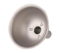 Entonnoir Réutilisable en Titane Argenté, Transfert Précis de Liquide | Finition Métal Élégante, Embout Anti-fuite pour Huile, Usage la Cuisine et Camping Rv, Pots de Confiture