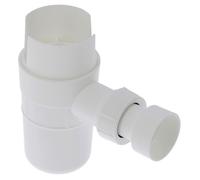 Entonnoir siphon - THERMADOR - GS006 - 25x32 mm - 1 pouce NF - Blanc