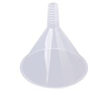 Entonnoir transparent en plastique de 150 mm Grande passoire de triangle réutilisable pour la cuisine/laboratoire/garage/liquide de voiture, entonnoir en plastique