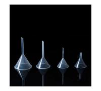 Entonnoir triangulaire en plastique transparent, 30 mm, 50 mm, 60 mm, 75 mm, 90 mm, 120 mm, 150 mm, fournitures de laboratoire(100mm)