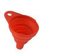 Entonnoir universel en silicone for moteur de voiture, pliable et portable, for la vidange liquide lave-glace d'huile Pour Huile, BièRe, Transfert De Liquides(Red,20g)