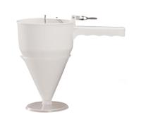 Entonnoir verseur de pâte - Outil de cuisson à base stable en saphir, contrôleur de mélange de crêpes, accessoire de préparation de cuisine, assistant de cuisine pour desserts | Entonnoir verseur de
