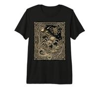 Entonnoir Web Tarot Carte Constellation céleste T-Shirt Haut de Gamme