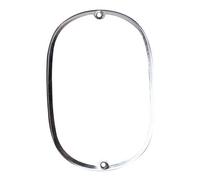 Entourage chromé de vitre arrière type "US" sur feux Europe pour VOLKSWAGEN Combi Split Brazil (1957-1975)