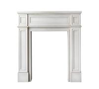 Entourage des manteaux Cheminée Entourage De Européenne Moderne Simple Électrique Poêle En Bois Maison Décorative Armoire Manteau, Blanc Décoration d'intérieur(Petit)