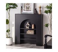 Entourage du manteau de cheminée Cheminée électrique Poêle Manteau Surround Armoire Décorative Française Simulation De Noir Vitrine Salon Garniture(80 * 20 * 90cm)