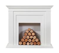 Entourage du manteau de cheminée Manteau de cheminée en bois massif, cadre décoratif classique, autoportant(Moyen)
