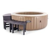 Entourage spa Intex PureSpa rond 4 places (2 modules médium + 2 hauts)