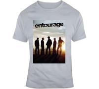 Entourage Tee Cool Series Fan TV Show T Shirt Silver(Medium)