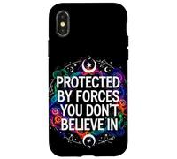 Entourée par des Énergies Invisibles - Design Mystique Coque pour iPhone X/XS