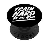 Entraîne-toi Dur ou rentre chez toi Fitness PopSockets PopGrip Adhésif