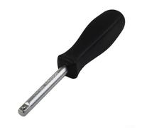 Entraînement 1/4" 150 mm pour clé à douille en acier Cr-V avec poignée carrée en caoutchouc pour serrer les fixations dans les espaces étroits, outil de 6,3 mm