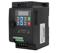 Entraînement à fréquence variable PWM, convertisseur de fréquence à onduleur AC 380V/2.2KW 3HP 5A VFD pour le contrôle de la vitesse du moteur de broche (entrée triphasée et sortie triphasée)