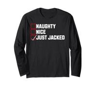 Entraînement Amusant de Musculation Naughty Nice Just Jacked Manche Longue