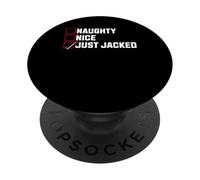 Entraînement Amusant de Musculation Naughty Nice Just Jacked PopSockets PopGrip Adhésif