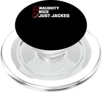 Entraînement Amusant de Musculation Naughty Nice Just Jacked PopSockets PopGrip pour MagSafe