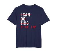 Entraînement Amusant « I Can Do This If I Die I Die I Die » T-Shirt, Homme Grandes Tailles, Bleu Marine, 5X Tall