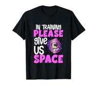 Entraînement Amusant pour Chien Agilité Donnez-Nous de l'espace T-Shirt Graphique avec Valeur, Homme, Noir, XL