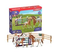 Entraînement au concours du Horse Club coffret schleich avec 17 éléments inclus dont 3 Multicolore Entraînement FIGURINE MINIATURE