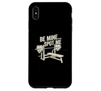 Entraînement Be Mine Spot Me Funny pour la Saint-Valentin Coque pour iPhone XS Max