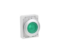 Entraînement bouton poussoir 30mm plat vert rétroéclairé 182927