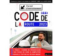 Entrainement code de la route: Livre de 100 fiches de QCM vierges à remplir pour les candidats du code et du permis de conduire. Carnet pour vous ... passer l'examen et évaluez votre progression